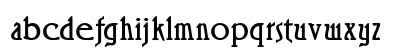 Roskell Regular Lowercase Preview