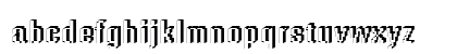 Rough56 Becker Regular Lowercase Preview