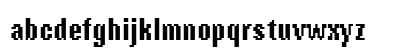Rough61 Becker Regular Lowercase Preview