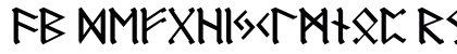Germanic Runes Regular Preview
