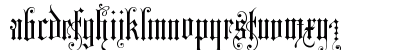 Kirchen-Gotisch Regular Lowercase Preview