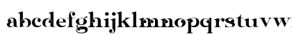 Sangi Serif Regular Lowercase Preview