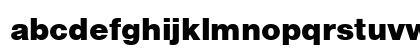SansBlack Regular Lowercase Preview