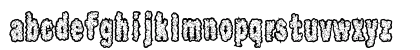 Scab Regular Lowercase Preview