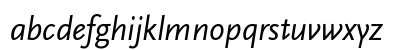 ScalaSans Italic Preview
