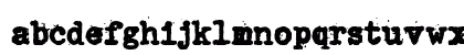 SchmutzICG Clogged Lowercase Preview