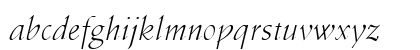 Schneidler Lt BT Light Italic Lowercase Preview
