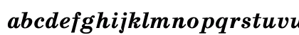 SchoolBook Bold Italic Lowercase Preview