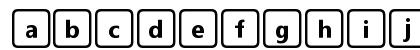 Segoe Keycaps Regular Lowercase Preview