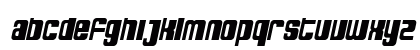 SF DecoTechno Bold Oblique Lowercase Preview