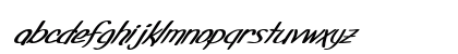 SF Foxboro Script Extended Bold Italic Lowercase Preview