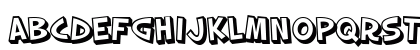 SF Slapstick Comic Shaded Regular Lowercase Preview