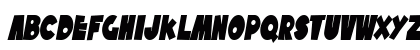 SF Tattle Tales Condensed Bold Italic Lowercase Preview