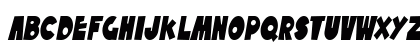 SF Tattle Tales Condensed Italic Lowercase Preview