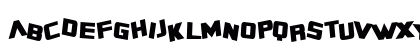 SF Zero Gravity Condensed Bold Lowercase Preview