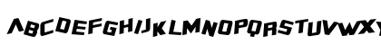 SF Zero Gravity Condensed Italic Lowercase Preview
