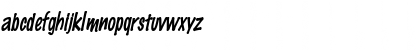 MarkerCondensed Italic Font