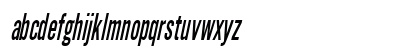 SimpleTypeCondensed Italic Lowercase Preview