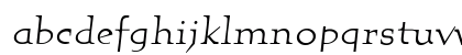 SlighterSSK Regular Lowercase Preview