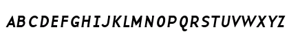 BaseTwSansSmallCaps Italic Lowercase Preview