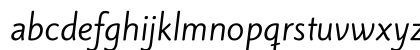 Kite One Regular Lowercase Preview