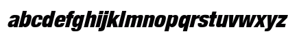 Basic Sans Heavy SF Bold Italic Preview