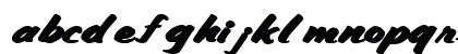 SmoothFontNew75 Bold Lowercase Preview