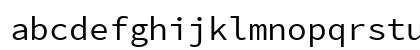 Source Code Pro Regular Lowercase Preview