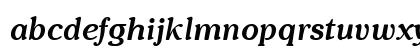 Soutane Bold Italic Lowercase Preview
