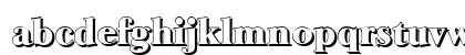 BaskerOldShadow-Heavy Regular Lowercase Preview