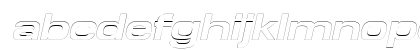 SpaceOutBoldOutline Italic Preview