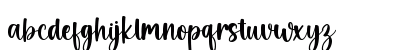 Sparkle Regular Lowercase Preview