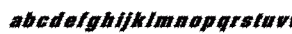 SPIKED52-HU Italic A Lowercase Preview
