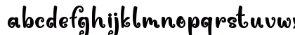 Spooky Regular Lowercase Preview