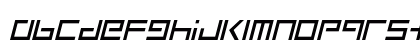 Square One Italic Lowercase Preview