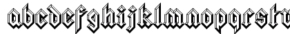 Squealer Embossed Regular Lowercase Preview