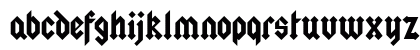 Squealer Regular Lowercase Preview