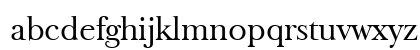BaskervilleOld-Serial Regular Lowercase Preview