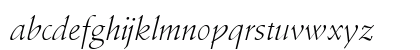 StempelSchneidler-Light LightItalic Lowercase Preview