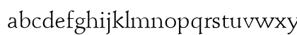 StempelSchneidler Roman Lowercase Preview