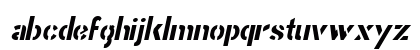 Stencil Gothic Italic JL Regular Preview