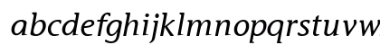 Stone Informal Italic Lowercase Preview