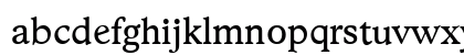 StratfordSerial Regular Lowercase Preview