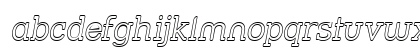 Street Slab - Outline Italic Preview
