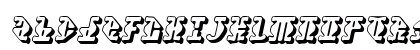Stupefaction 3D Regular Lowercase Preview