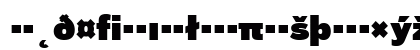 Bau-SuperExpert Regular Lowercase Preview