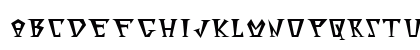 Surfinta Mars Regular Lowercase Preview