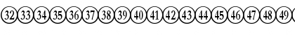 Numberpile Reversed Regular Font