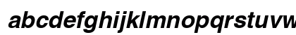 Switzerland Bold Italic Lowercase Preview