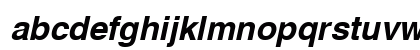Switzerland Bold Italic Lowercase Preview